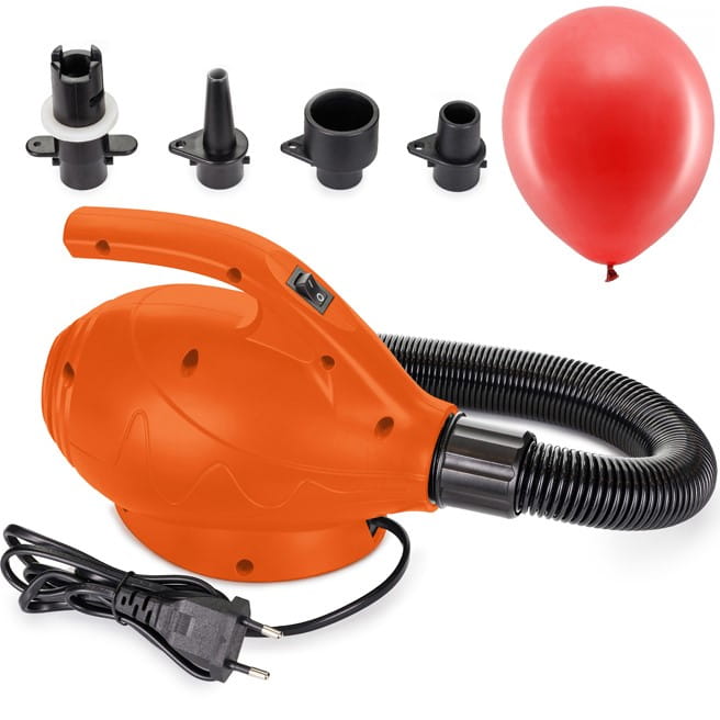 POMPKA ELEKTRYCZNA PROFESJONALNA DO BALONÓW WYMIENNE KOŃCÓWKI WYDAJNA 600W