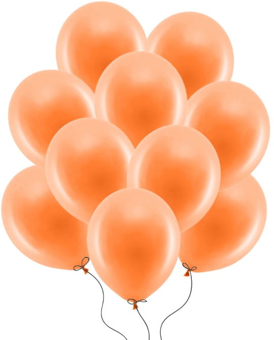 BALONY LATEKSOWE POMARAŃCZOWE PASTELOWE RAINBOW ŚLUB URODZINY 30 CM 100 SZT