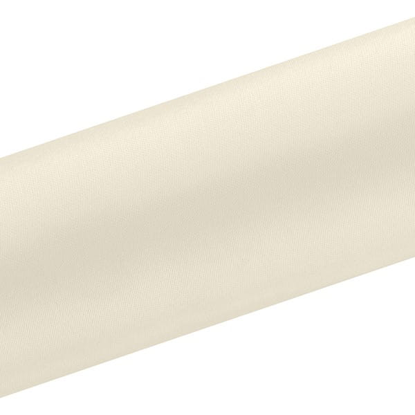SATYNA GŁADKA KREMOWA NA ROLCE BIEŻNIK TŁO ŚLUB CHRZEST KOMUNIA 16 CM X 9 M