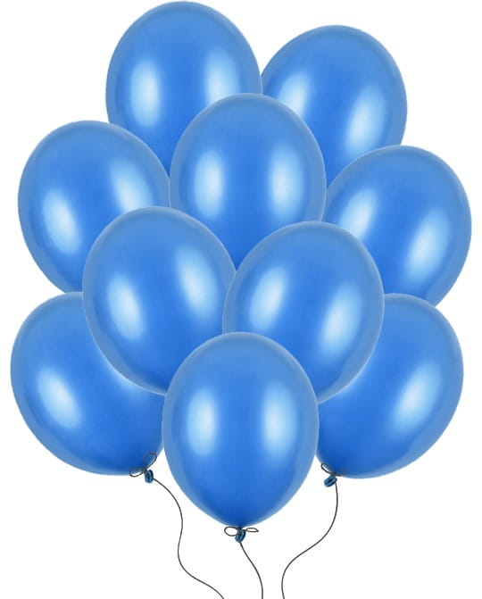BALONY CHABROWE METALICZNE ŚLUB WESELE KOMUNIE DUŻE DO GIRLAND 30 CM 10 SZT