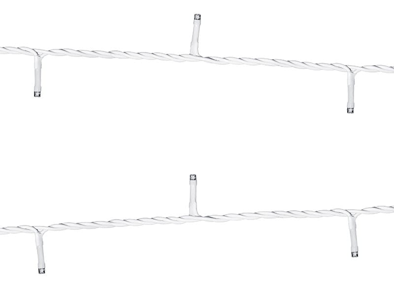 Lampki LED biały DEKORACJA OZDOBNE ZEWNĘTRZNE 10m