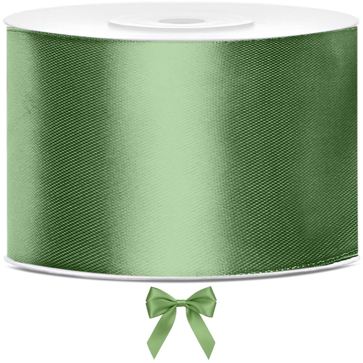 Tasiemka wstążka satynowa szałwiowa 50mm x 25m